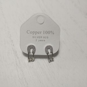 Silver 925 Horseshoe Earrings